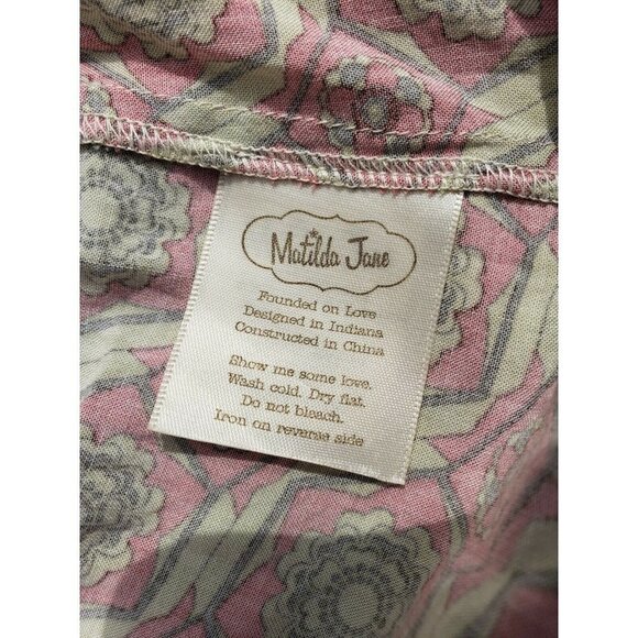 MATILDA JANE Cheerio Wrap Small Wrap Dress Green Red Retro Party Career … - Picture 5 of 10